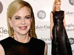 Nicole Kidman transforms into a fashion dominatrix in all leather in Cannes