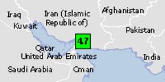 Green earthquake alert (magnitude 4.7M and depth 10km) in Iran 17/05/2013 14:45 UTC, 420000 people within 100km.