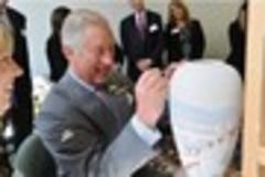 Prince Charles pledges support for Burslem's Wedgwood Institute on tour of Stoke-on-Trent