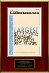 JBGoodwin, Realtors Selected For Largest San Antonio Residential Real Estate Brokerages